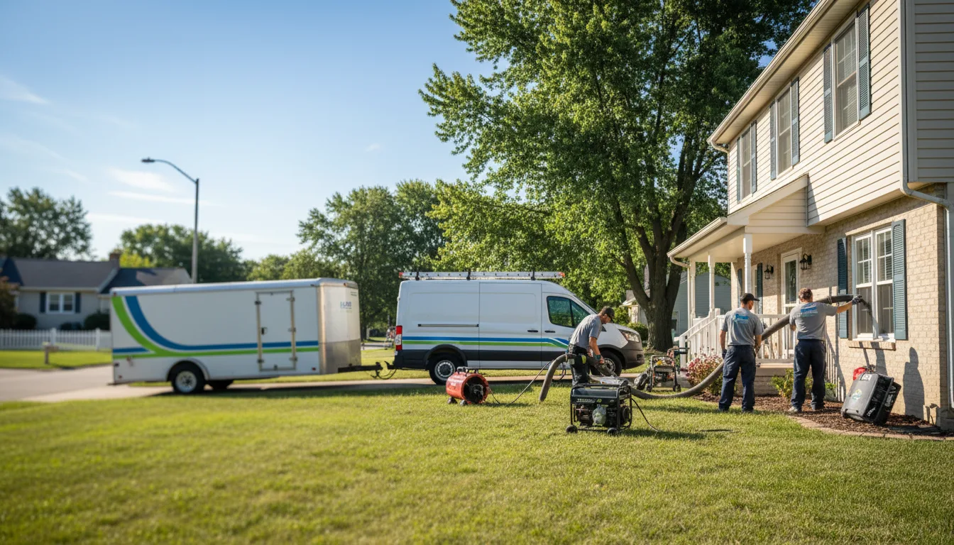 Flooded Basement Restoration And Cleanup With Repair in Marquette, WI near me